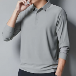 2 Pcs Business Long Sleeves Polo Shirts