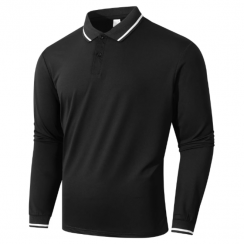 3 Pcs Mens Autumn Fashionable Long Sleeve Polo Shirts